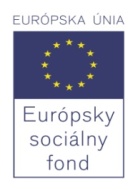 Európsky sociálny fond - logo