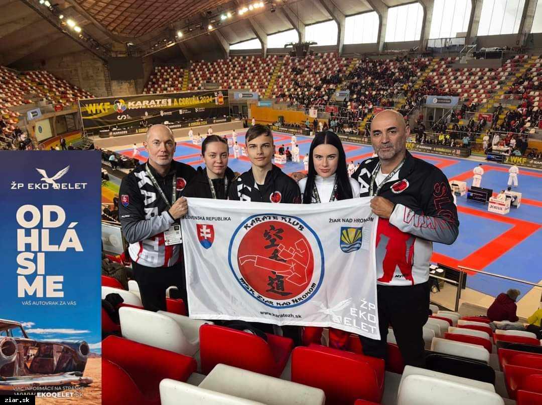 Karate1 Youth League – A Coruňa, Španielsko: Takmer dokonalý výsledok Adama Hudeca